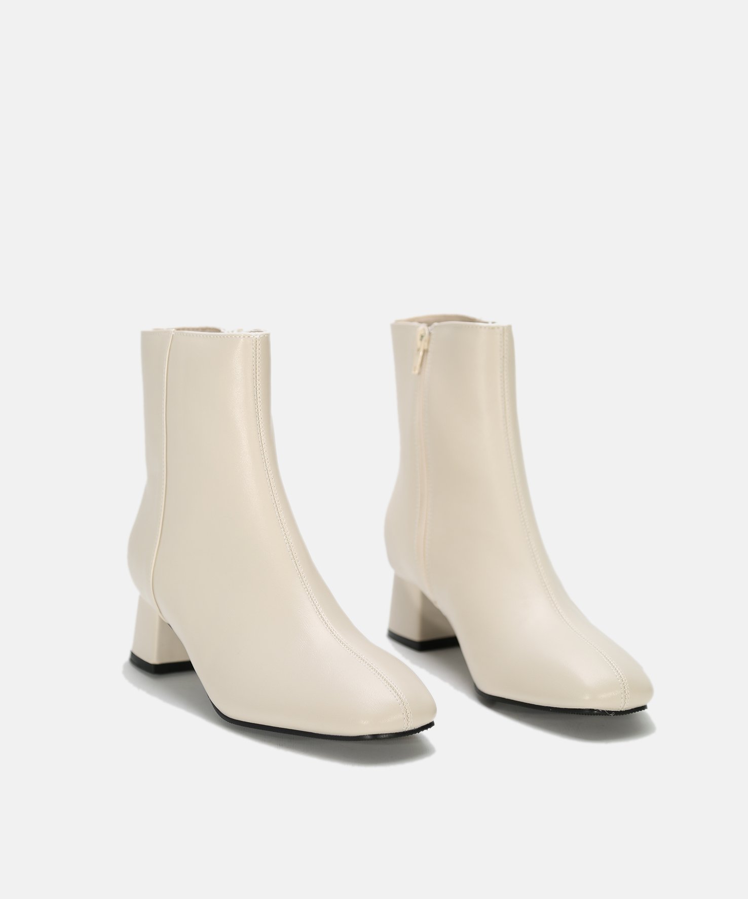 Botines punta cuadrada